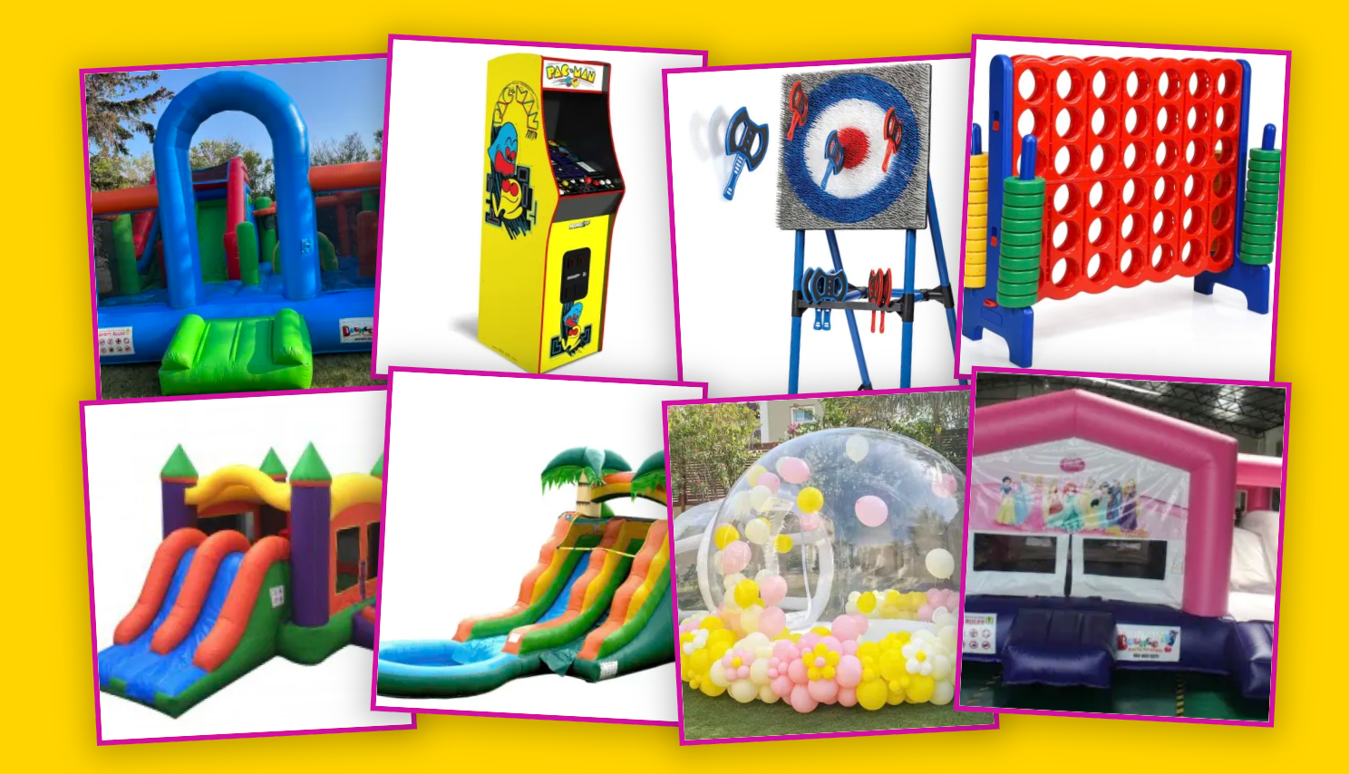 outdoor party fun rentals