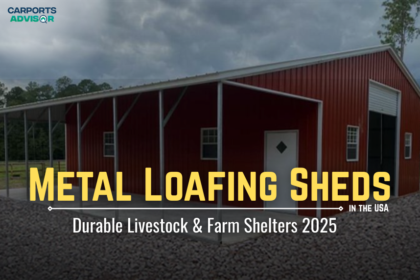 metal loafing sheds in the usa