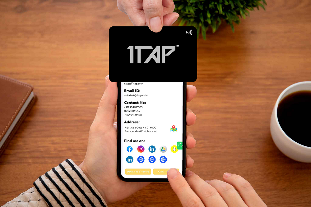 metal nfc business cards