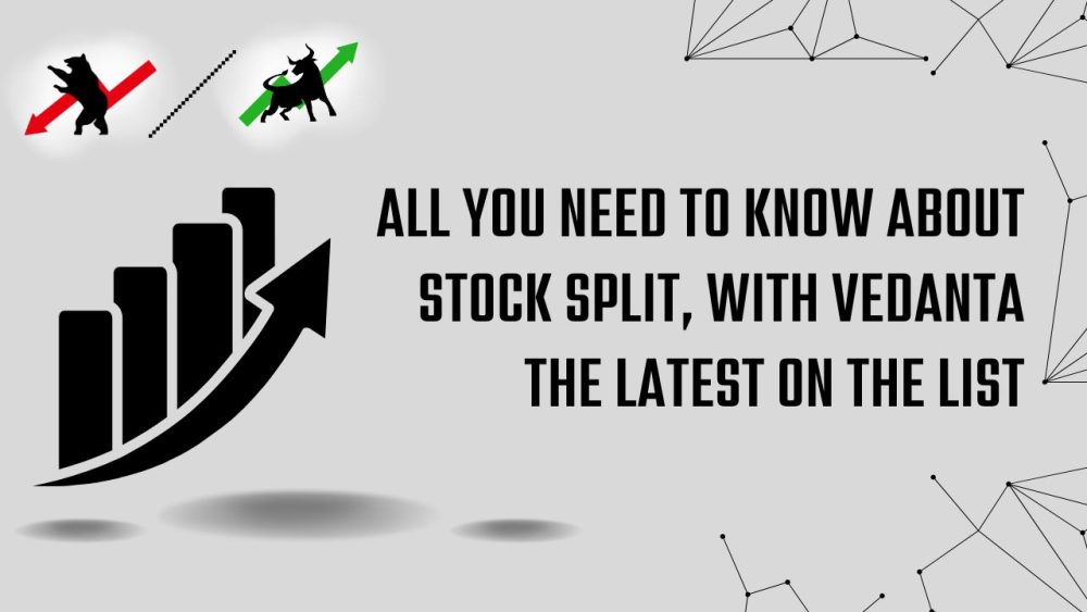 vedanta stock split