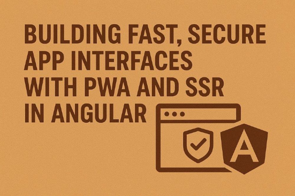 pwa and ssr in angular