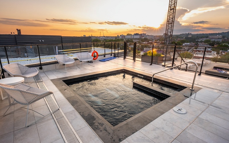 rooftop swimming pool