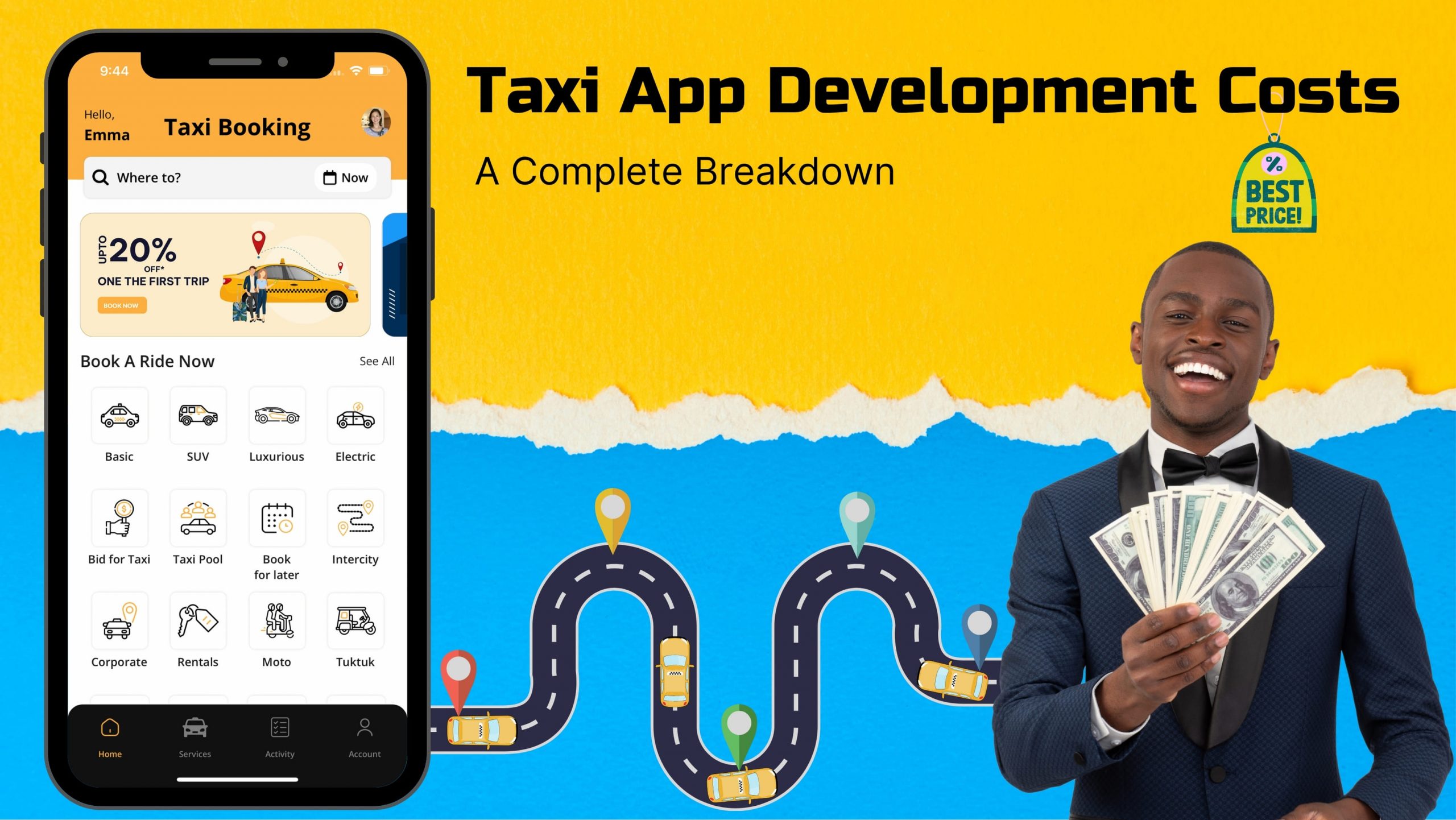 Taxi App Development Costs