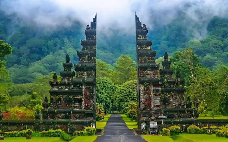 temples in bali