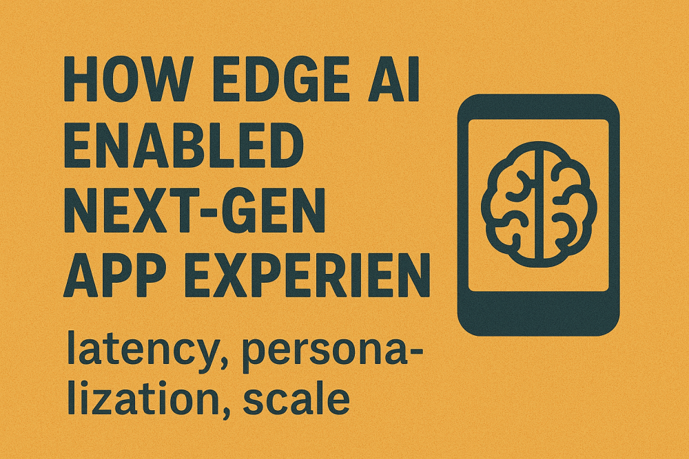 edge ai app experiences