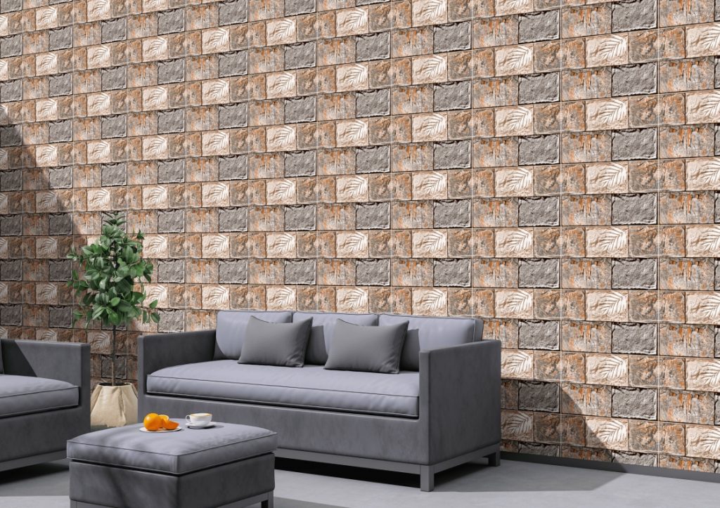 Stone-effect tiles for a strong, contemporary presence