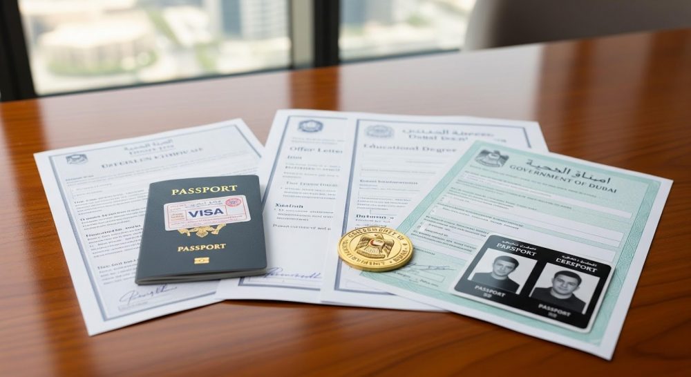 documents required for employment visa in dubai