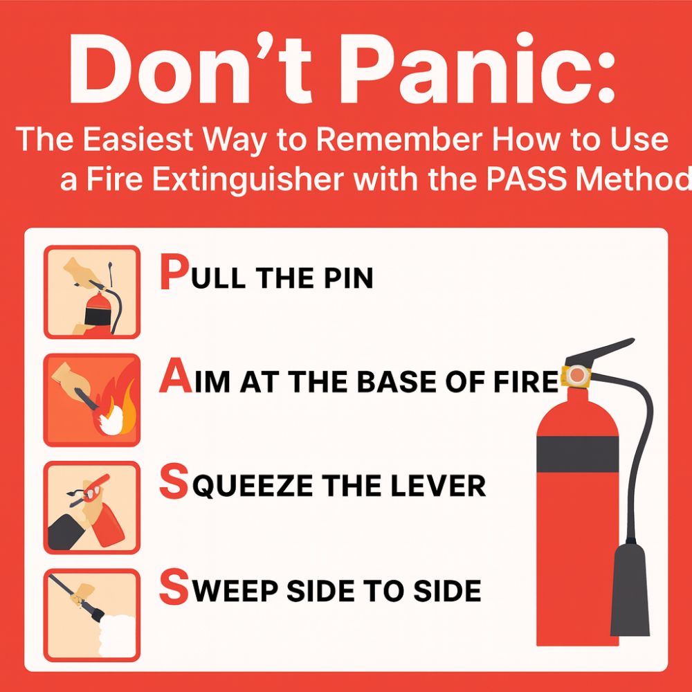 fire extinguisher pass method