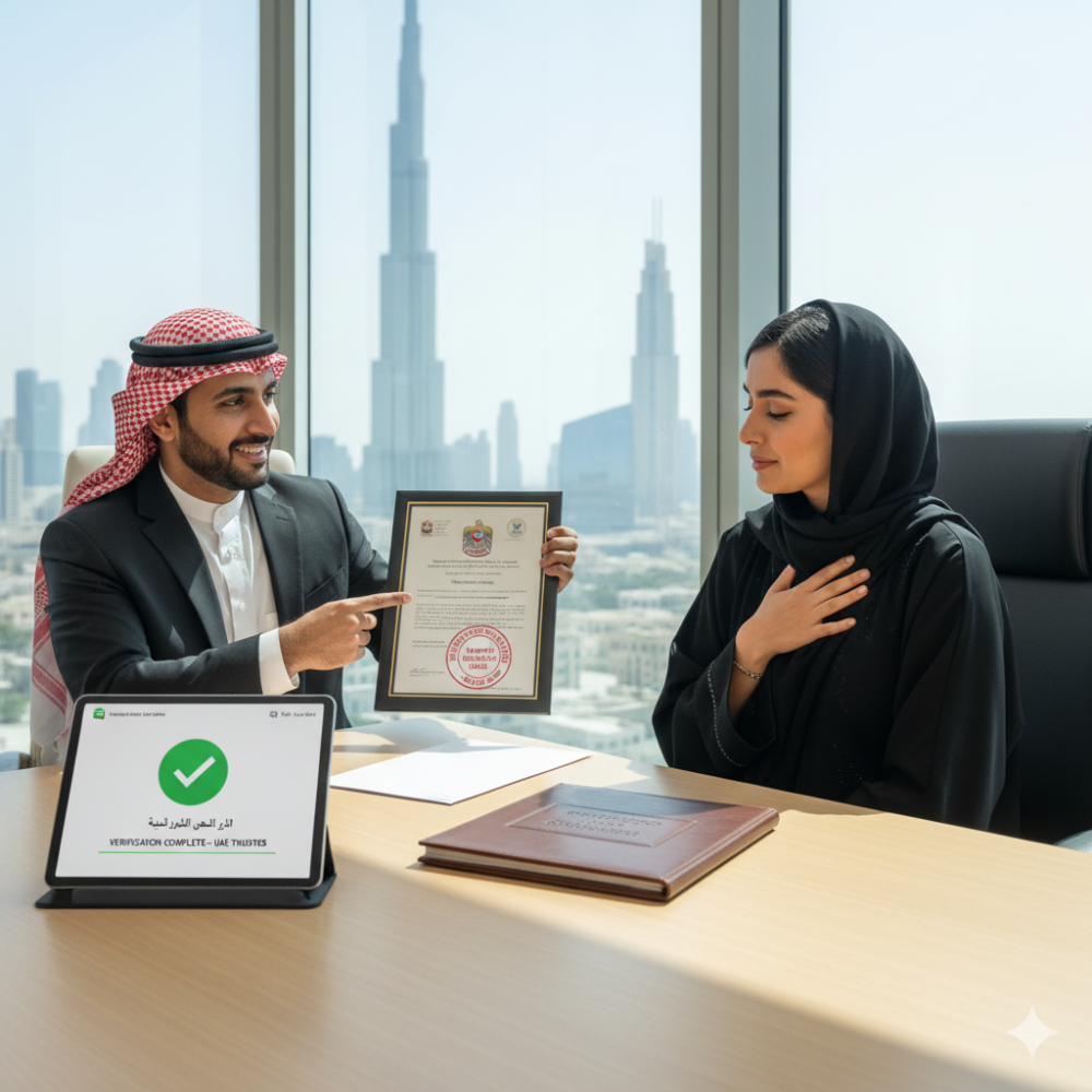 degree certificate attestation in dubai