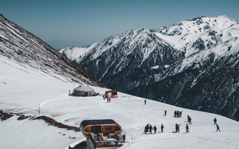 skiing in kazakhstan