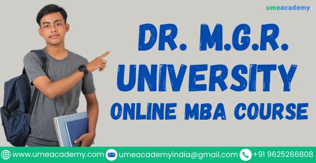 dr. m.g.r. university online mba
