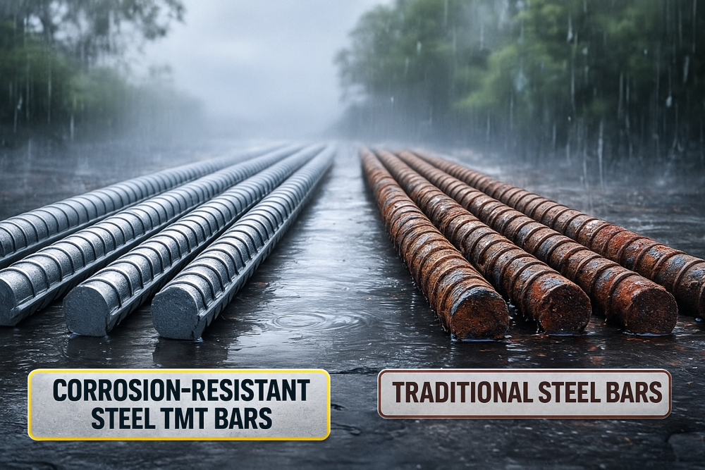 corrosion-resistant TMT bars