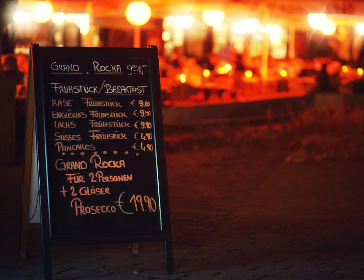 restaurant menu data scraping