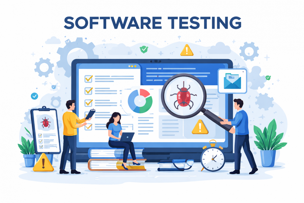 software testing steps
