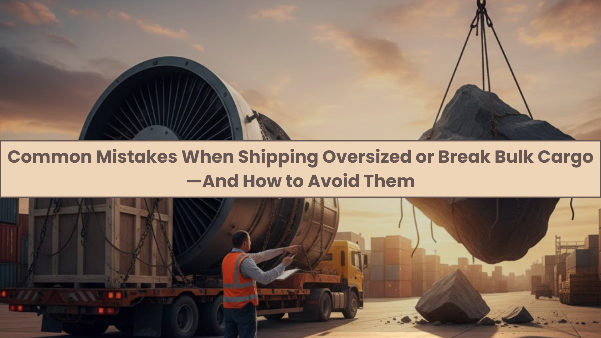 oversized break bulk cargo shipping