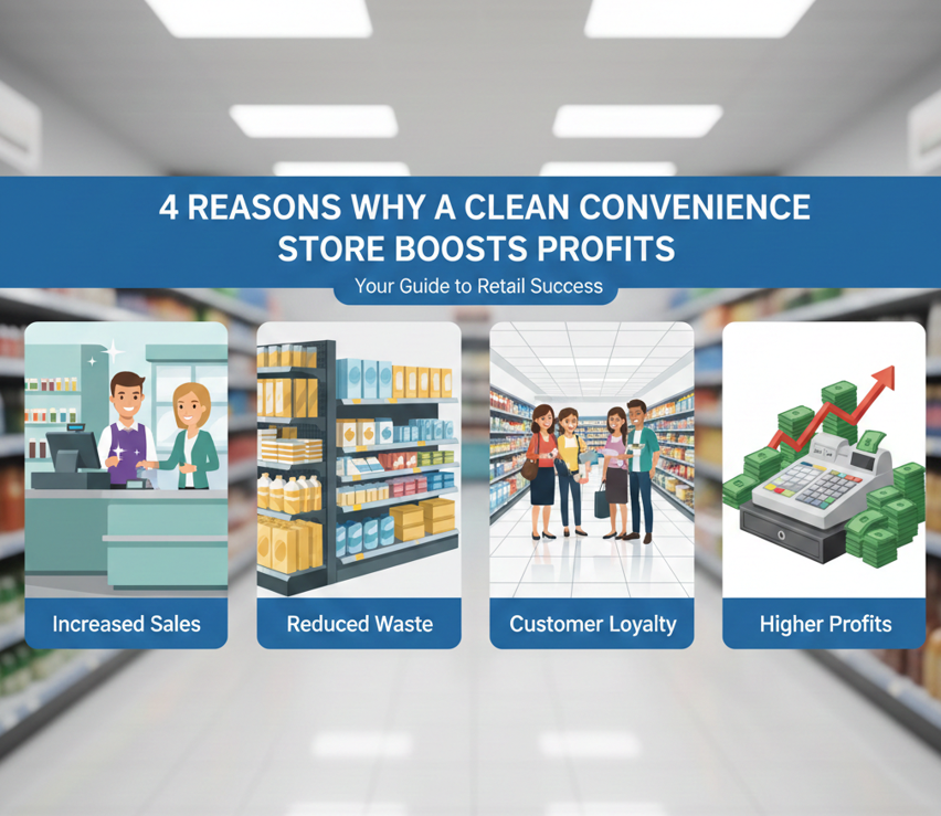 clean convenience store