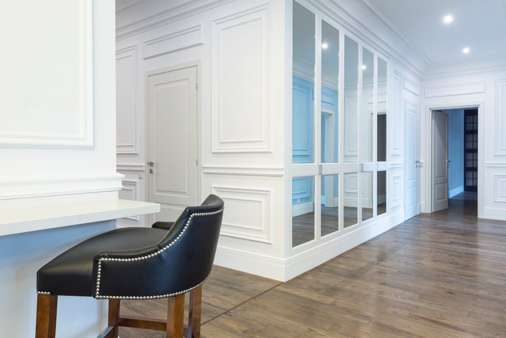 white perspex sheets interior design