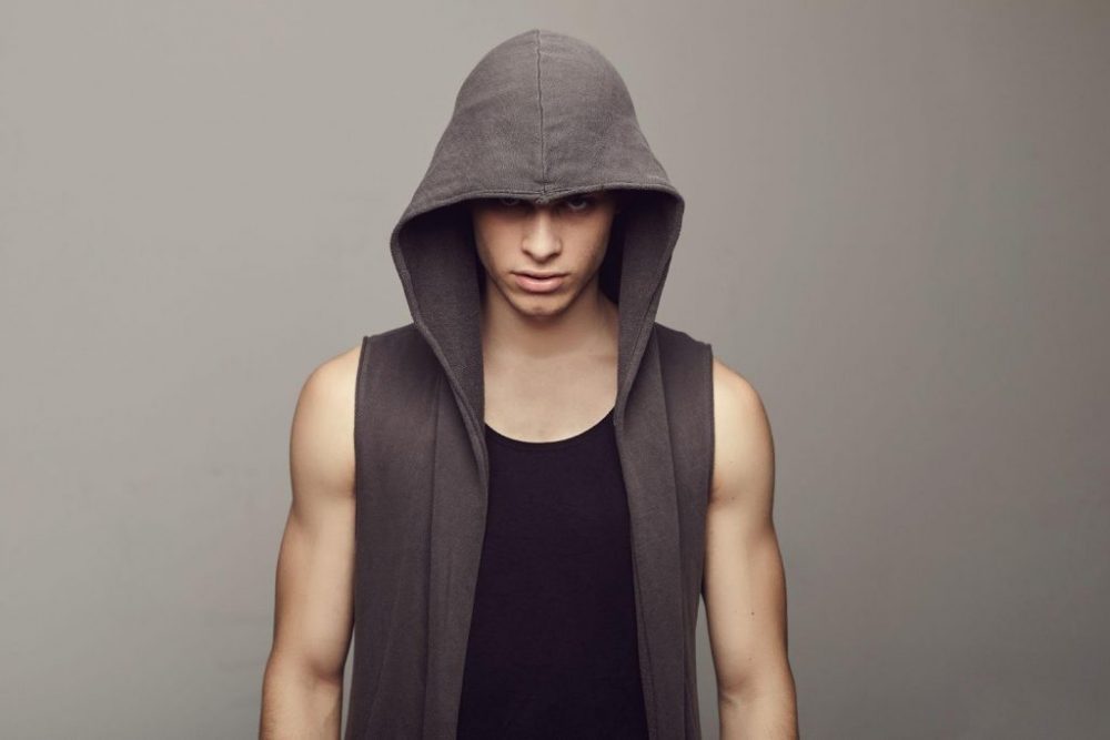sleeveless hoodie