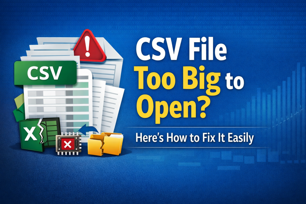 csv file too big to open