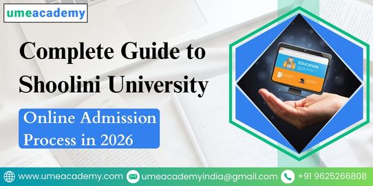 shoolini university online admission