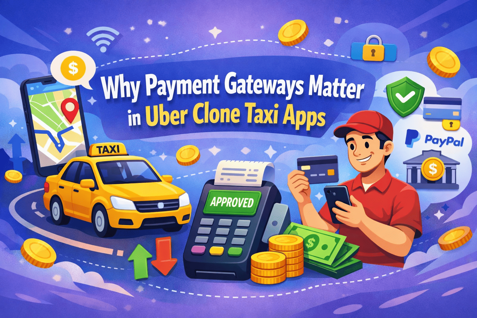 Why Payment Gateways Matter in Uber Clone Taxi Apps