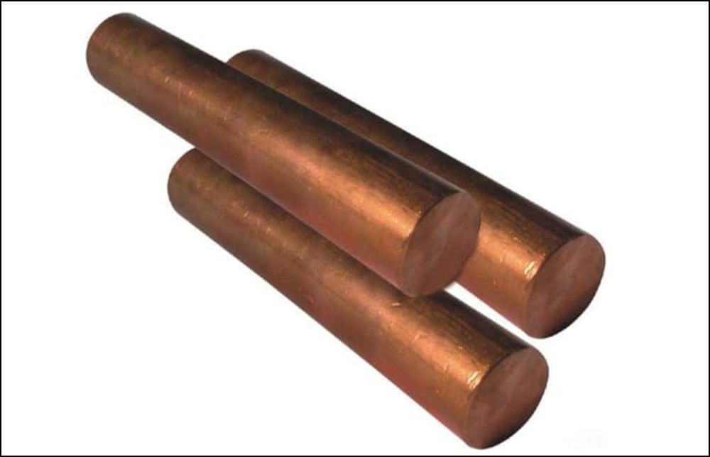 copper bars and rods