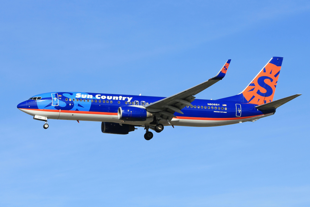 sun country flight change