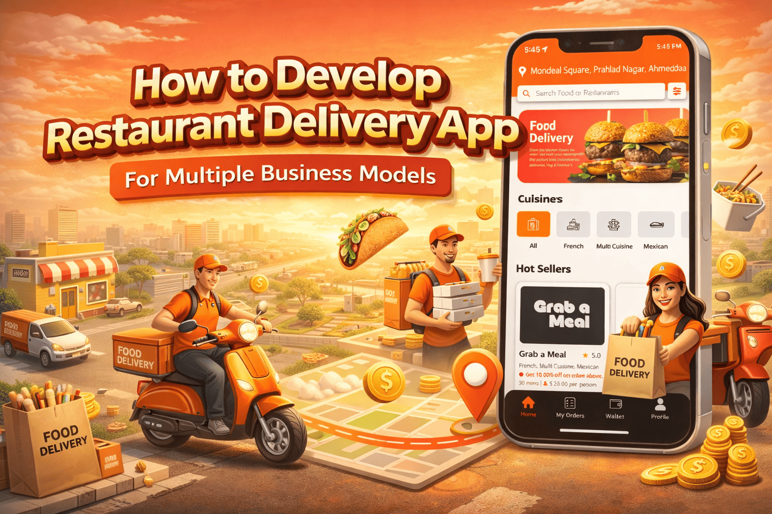 Restaurant Delivery App Development for 4 Proven Business Models