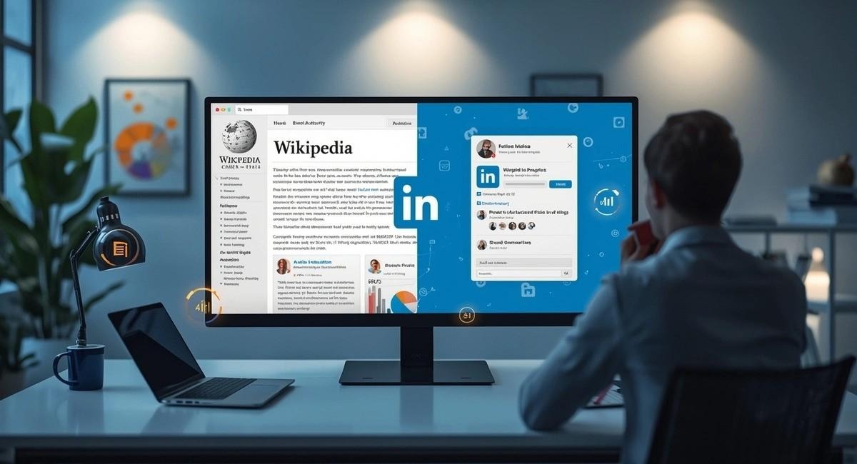 wikipedia vs linkedin