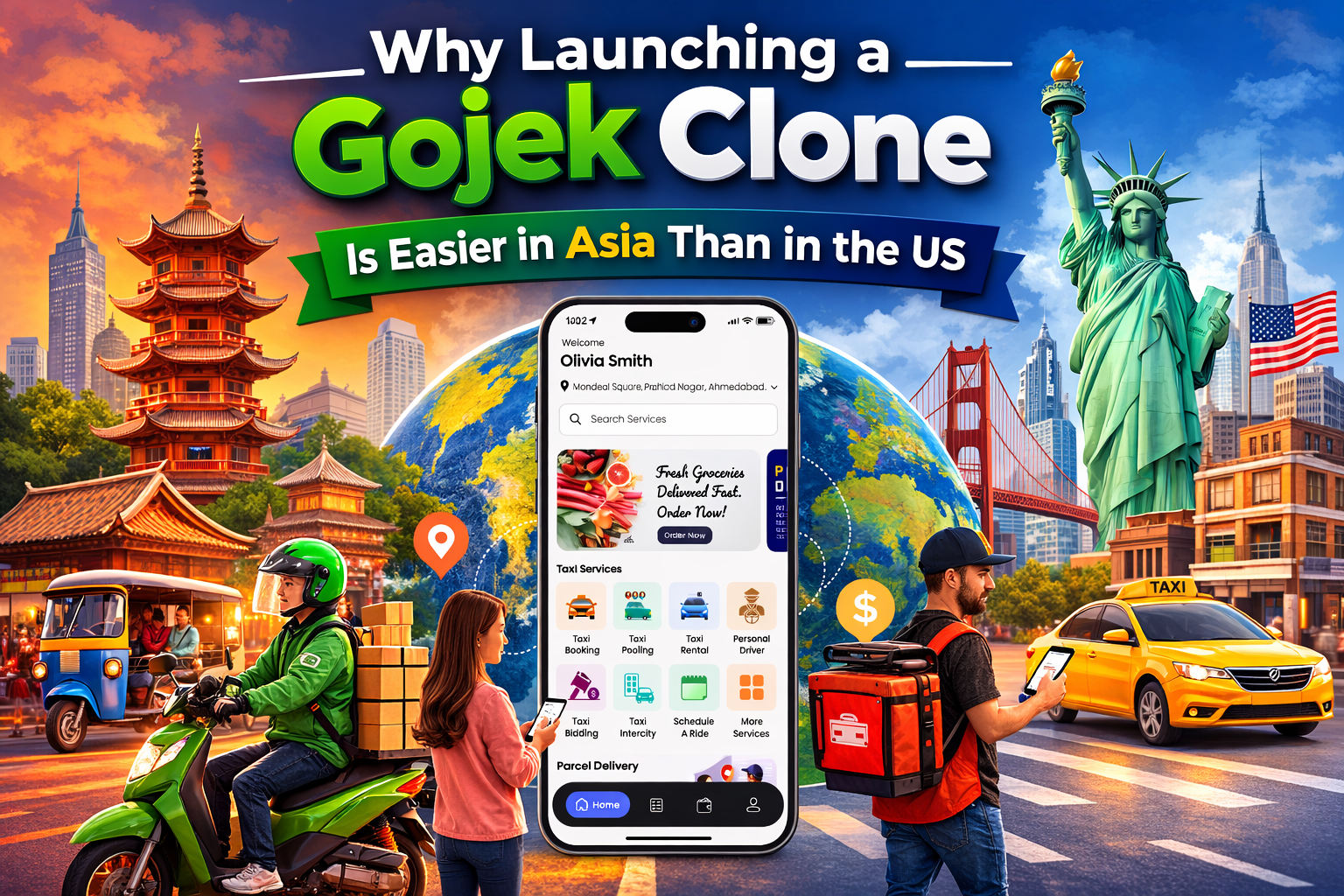 launching gojek clone