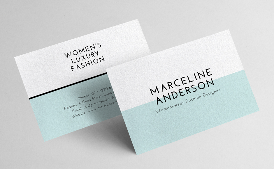 shaped business cards