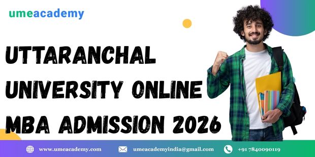 uttaranchal university online mba admission 2026
