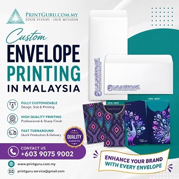 custom envelope printing malaysia
