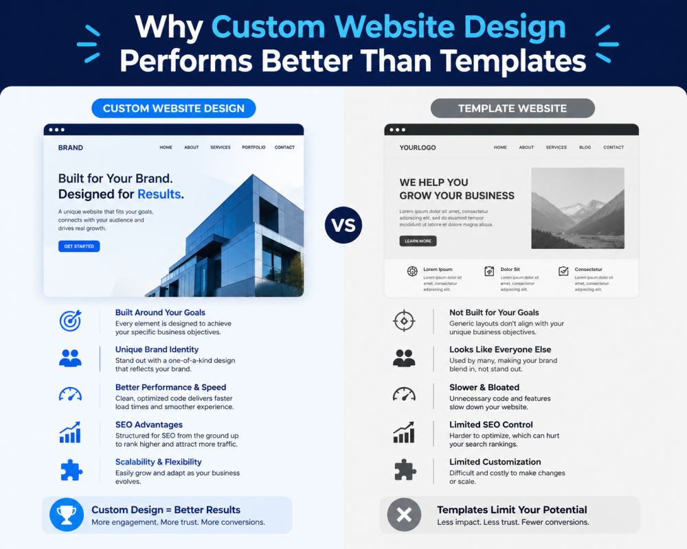 custom website design