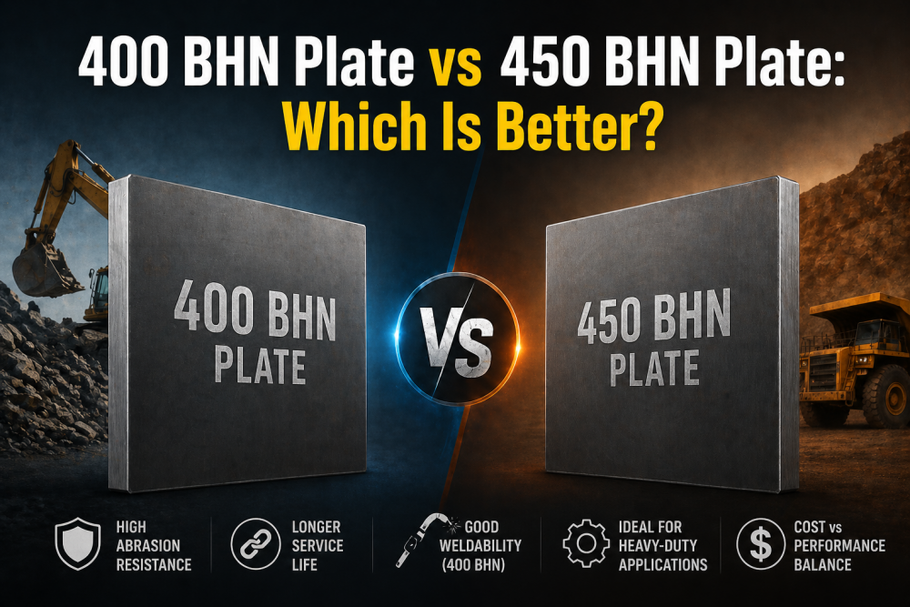 400 bhn plate vs 450 bhn plate