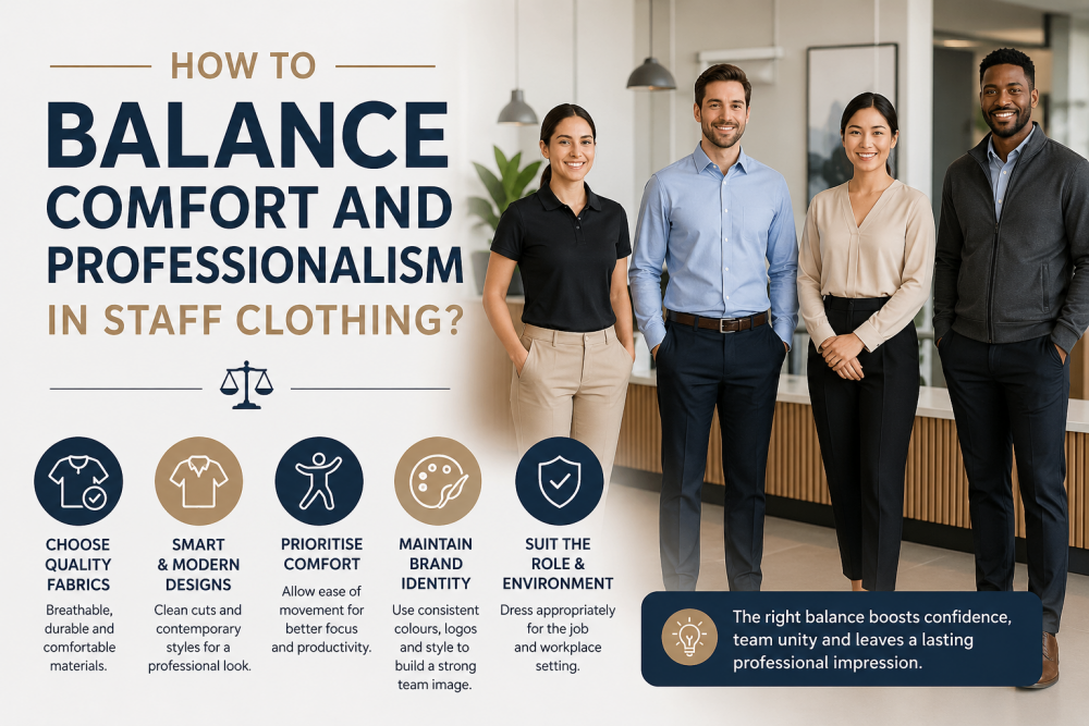 staff clothing comfort professionalism