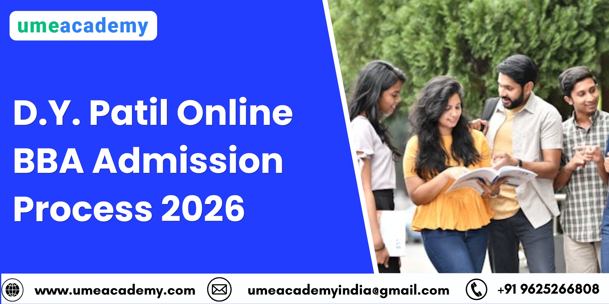 D.Y. Patil Online BBA Admission Process 2026