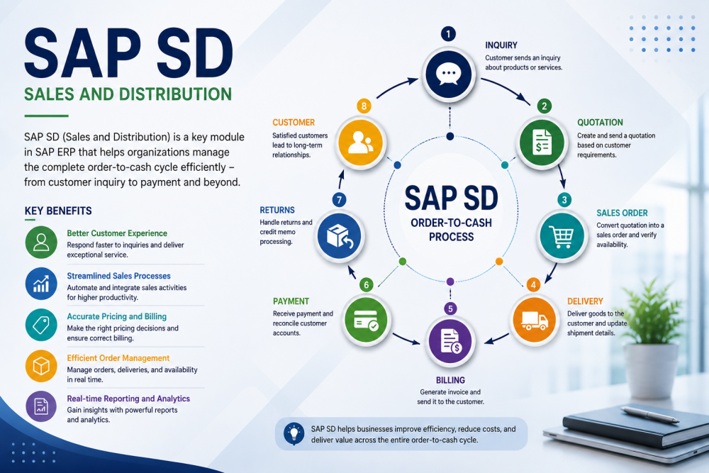 sap sd order-to-cash process