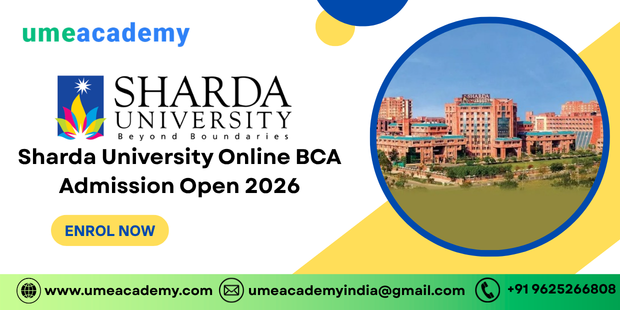 sharda university online bca admission
