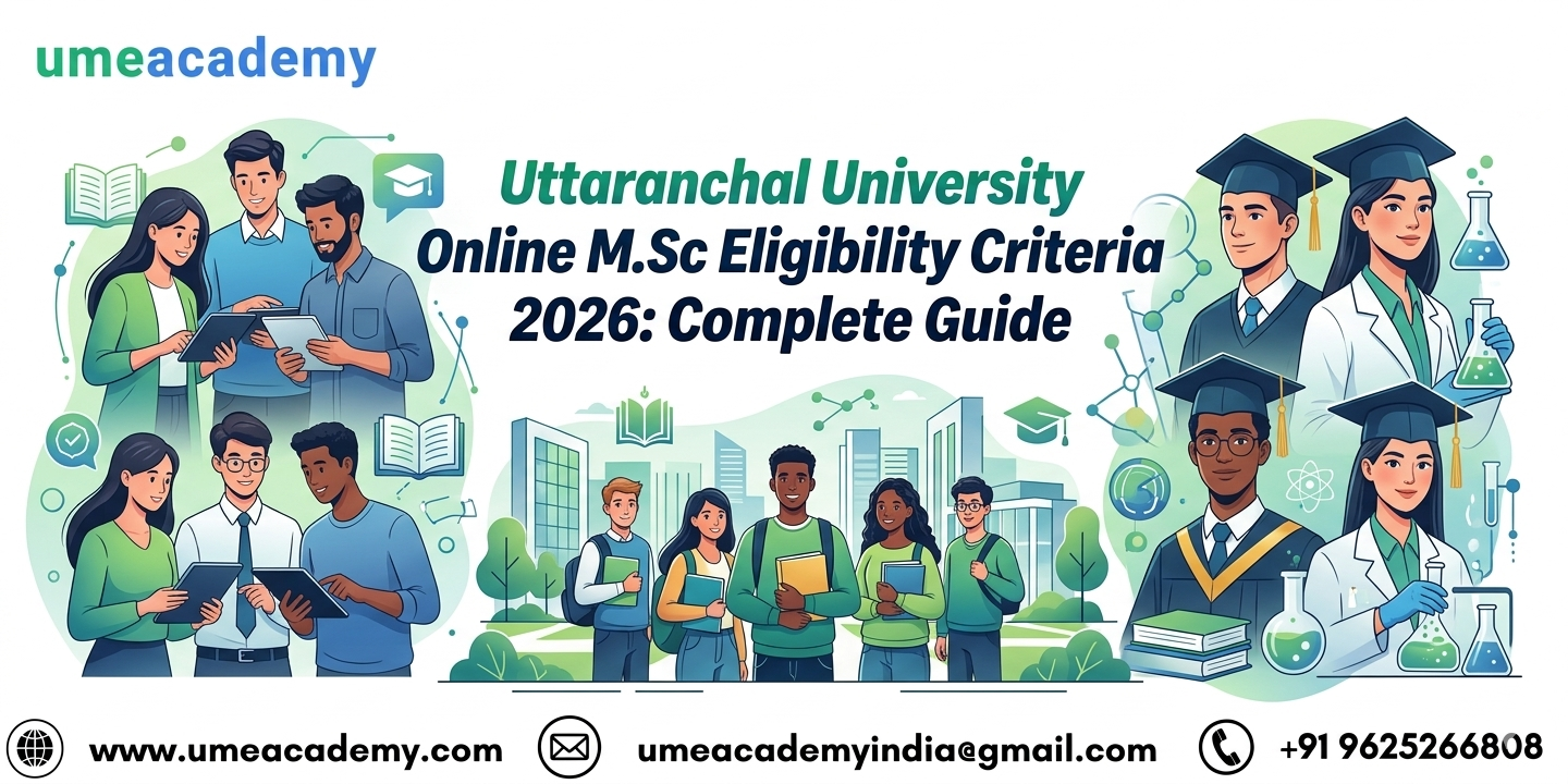 uttaranchal online msc eligibility