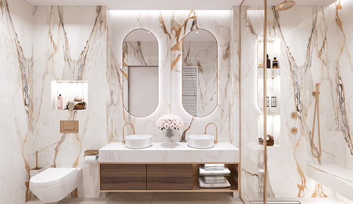 bathroom laminate design