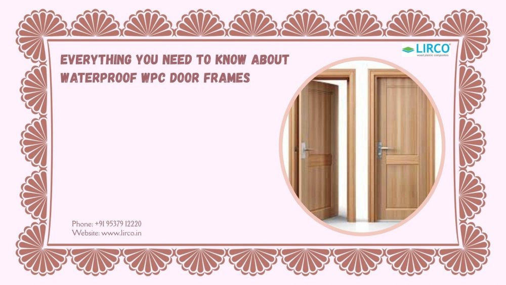 waterproof wpc door frames