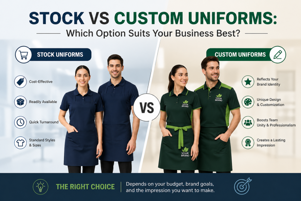 stock vs custom uniforms