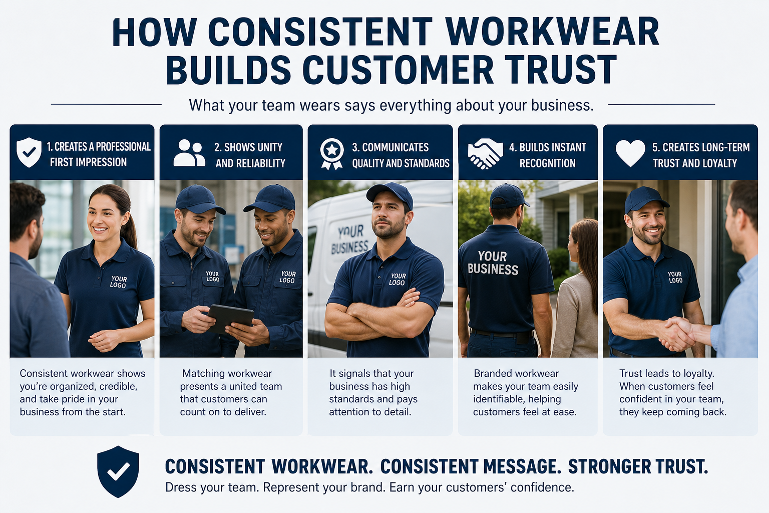 consistent workwear customer trust