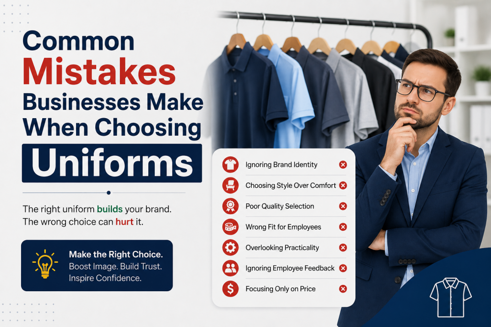 business uniform mistakes
