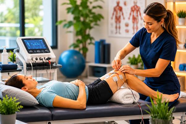 electrotherapy and physical therapy