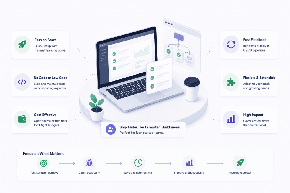 test automation tools for startups