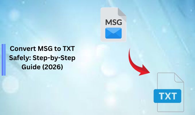 convert msg to txt safely