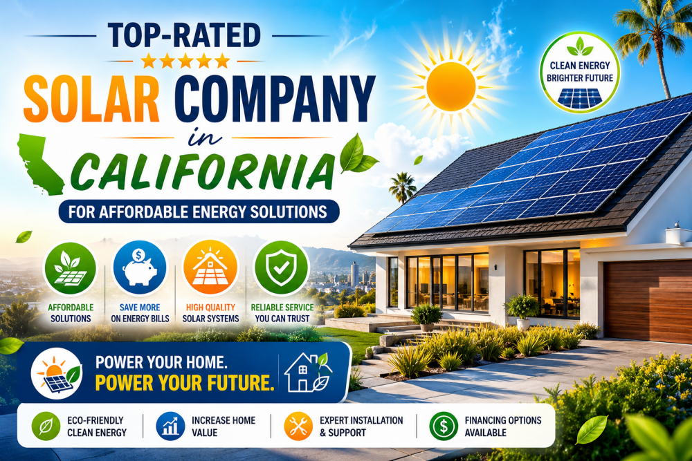 top solar company in california