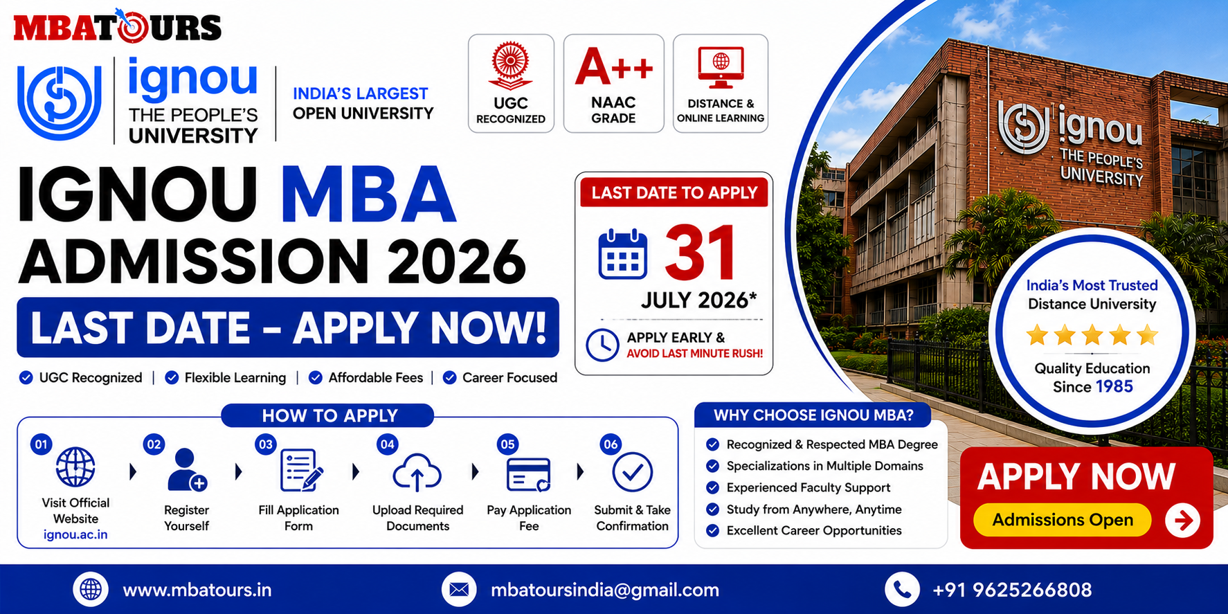 ignou mba admission 2026